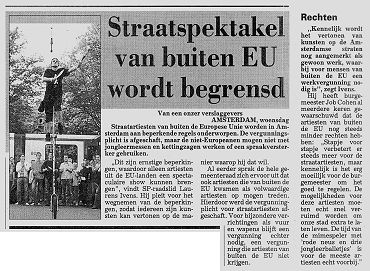 Telegraaf July 18th, 2007